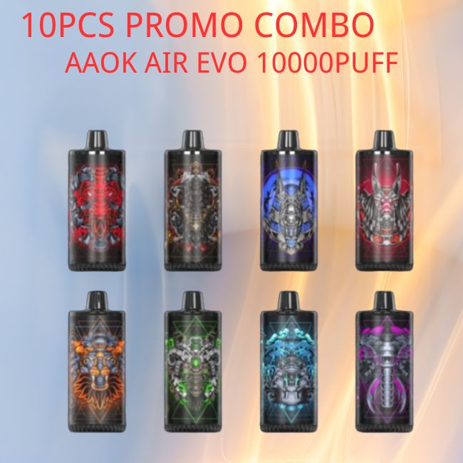 AAOK AIR EVO 13000 DISPOSABLE(10PCS COMBO)-Vape Store Singapore SG