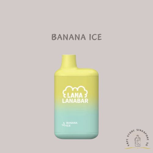 LANA BAR 5000 DISPOSABLE BANANA ICE-Vape Store Singapore SG