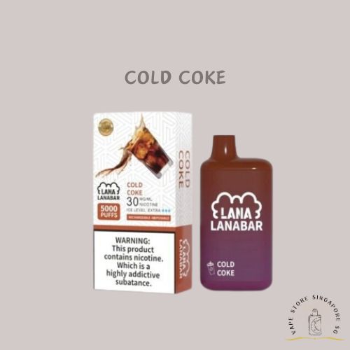 LANA BAR 5000 DISPOSABLE COLD COKE -Vape Store Singapore SG