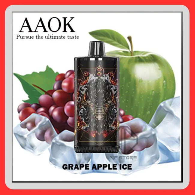 AAOK EVO AIR 13000 DISPOSABLE GRAPE APPLE ICE - Vape store singapore SG