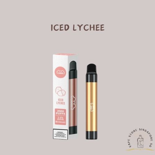 LANA PEN 2000 DISPOSABLE ICED LYCHEE-Vape Store Singapore SG