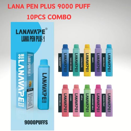 LANA PEN PLUS 9000 DISPOSABLE(10PCS COMBO)-Vape Store Singapore SG