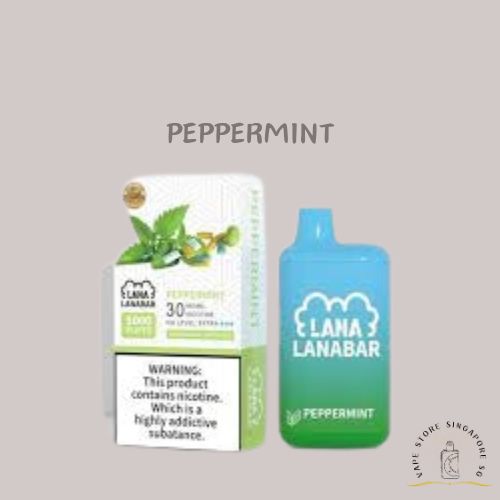 LANA BAR 5000 DISPOSABLE PEPPERMINT-Vape Store Singapore SG