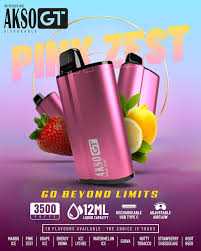 AKSO GT 3500 DISPOSABLE PINK ZEST-Vape Store Singapore SG