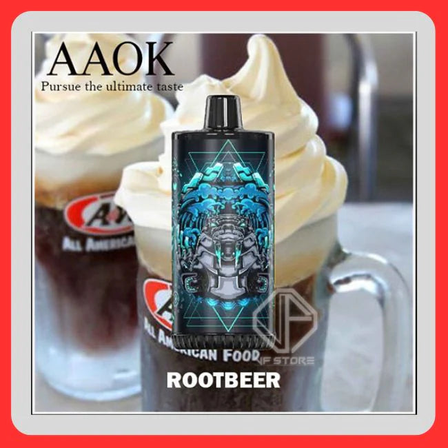 AAOK EVO AIR 13000 DISPOSABLE ROOTBEER - Vape store singapore SG