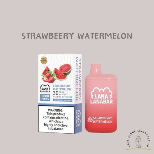 LANA BAR 5000 DISPOSABLE STRAWBERRY WATERMELON-Vape Store Singapore SG