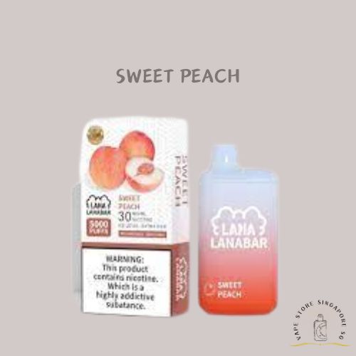 LANA BAR 5000 DISPOSABLE SWEET PEACH -Vape Store Singapore SG