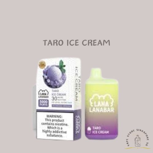 LANA BAR 5000 DISPOSABLE TARO ICE CREAM-Vape Store Singapore SG