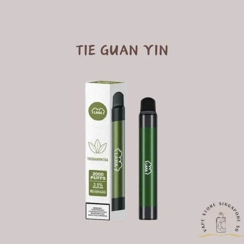 LANA PEN 2000 DISPOSABLE TIE GUAN YIN-Vape Store Singapore SG