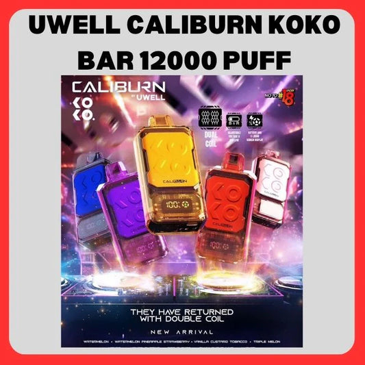 UWELL CALIBURN KOKO BAR 12000 DISPOSABLE-Vape Store Singapore SG