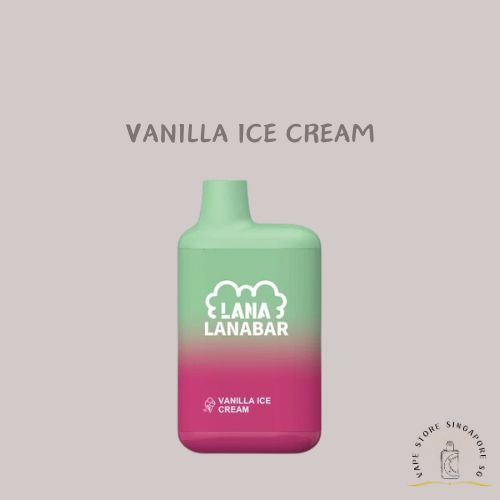 LANA BAR 5000 DISPOSABLE VANILLA ICE CREAM-Vape Store Singapore SG