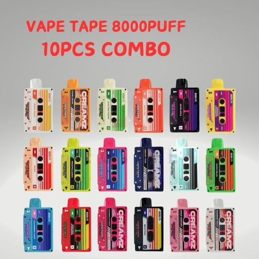 VAPETAPE 8000 DISPOSABLE(10PCS COMBO)-Vape Store Singapore SG