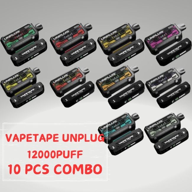 VAPETAPE UNPLUG 12000 STARTED KIT SET(10 PCS COMBO)-Vape Store Singapore SG