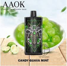 AAOK EVO AIR 13000 DISPOSABLE CANDY GUAVA MINT  - Vape store singapore SG