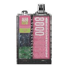 AKSO IGO 8000 DISPOSABLE LYCHEE ROSE-Vape Store Singapore SG